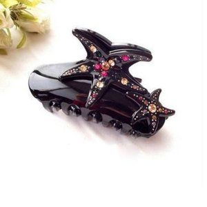 Starfish Hair Claw Light Black Hair Clip Jaw Clip
